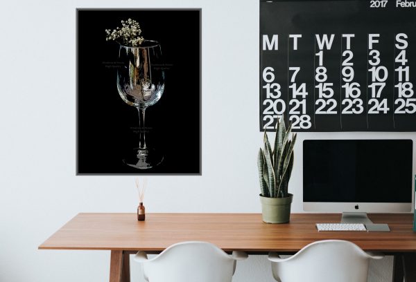 Wine Glass Stylized Print - Image 3