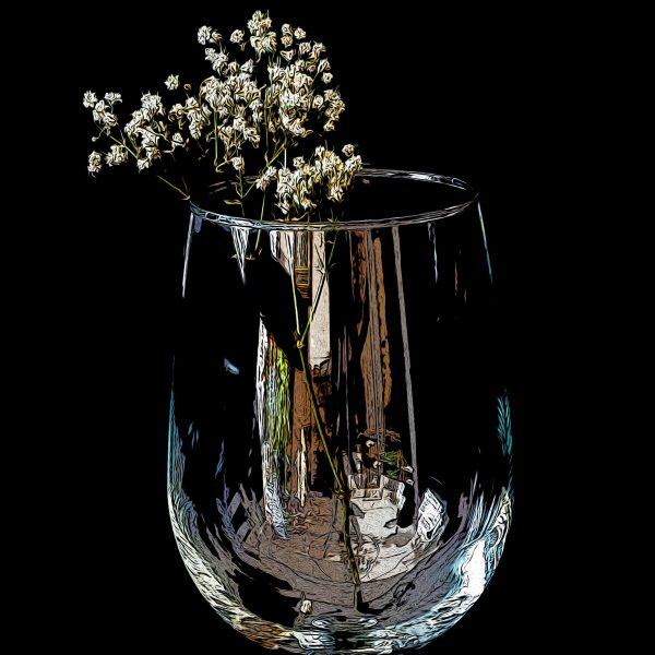 Wine Glass Stylized Print - Image 2